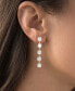 ფოტო #2 პროდუქტის Dangling Earrings in 14K Gold Plated Sterling Silver