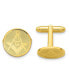 ფოტო #3 პროდუქტის Kelly Waters Gold-plated Round Masonic Cuff Links