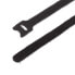 Фото #4 товара 6in Hook and Loop Cable Ties - 50 Pack - Black - Reusable Cable Straps - Adjustable and Flexible - Cord Organizer Tie/Wraps for Cable Management - Wire Loop Ties - Hook & loop cable tie - Nylon - Black - -10 - 80 °C - 150 mm - 12 mm