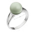 Decent silver ring with Swarovski pearl 35022.3