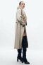 Фото #4 товара Пальто с воротником из искусственного меха — zw collection ZARA