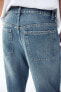 TRF RELAXED FIT MID-RISE JEANS WITH RIVETS