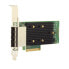 Фото #1 товара BROADCOM 9400-16e - PCIe - SAS,SATA - Low-profile - PCIe 3.1 - Passive - 4500000 h