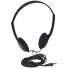 Фото #2 товара Manhattan Stereo On-Ear Headphones (3.5mm) - Adjustable Split Headband - Foam Earpads - Speaker 80W max - Standard 3.5mm stereo jack/plug for audio output - cable 2.2m - Black - Three Year Warranty - Blister - Headphones - Head-band - Music - Black - 2.2 m - CE FCC
