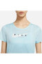 Фото #2 товара Swoosh Run Women's Mavi T-shirt Cz9278-474