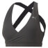 Фото #1 товара Puma Mid Impact Yogini Cross Over Sports Bra Womens Black Casual 52326001