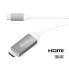 Фото #3 товара j5create JCC153G-N USB-C™ to 4K HDMI™ Cable - Grey - 1.5 m - 1.5 m - HDMI Type C (Mini) - HDMI Type A (Standard) - 32.4 Gbit/s - Grey - White
