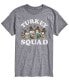 Men's Short Sleeve Peanuts Turkey Squad T-shirt Серый, X-Большой - фото #1