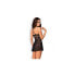 Babydoll and Thong Set Black