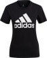 Фото #1 товара Adidas Koszulka damska adidas Essentials Regular T-Shirt czarna GL0722