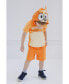 ფოტო #5 პროდუქტის Boys Hooded Cosplay T-Shirt and French Terry Shorts Outfit Set to