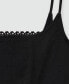 ფოტო #3 პროდუქტის Women's Lace Detail Straps Dress