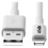 Фото #7 товара Tripp M100-006-WH USB-A to Lightning Sync/Charge Cable (M/M) - MFi Certified - White - 6 ft. (1.8 m) - 1.8 m - Lightning - USB A - Male - Male - White