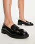 Фото #1 товара schuh Lisbon tassel loafers in black patent