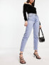 Фото #5 товара & Other Stories stretch tapered leg jeans in Vanity Blue - EXCLUSIVE
