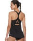 Фото #2 товара TYR 266244 Women's Solid Taylor Black Tankini Top Swimwear Size Medium