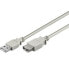 Фото #3 товара Wentronic USB Verl AA 060 HiSpeed 0.6m - 0.6 m - USB A - USB A - Male/Female - Grey