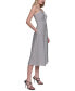 ფოტო #5 პროდუქტის Women's Striped Square-Neck Dress