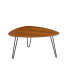 Фото #1 товара 32" Mid-Century Hairpin Leg Wood Coffee Table - Walnut
