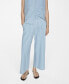 ფოტო #1 პროდუქტის Women's Fluid Cotton Trousers