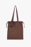 Фото #3 товара Gingham shopper bag with seahorse detail - limited edition
