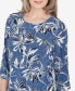 ფოტო #2 პროდუქტის Classic Elegant Flower Top with Necklace