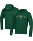 Фото #3 товара Men's Green Colorado State Rams 2023 Sideline Tech Hooded Raglan Long Sleeve T-shirt