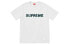 Supreme SS19 Shatter Tee Ash Grey 刺绣 大LOGO短袖T恤 男女同款 灰白色 送礼推荐 / Футболка Supreme SS19 Shatter Tee Ash Grey LOGOT SUP-SS19-010