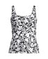 ფოტო #1 პროდუქტის Women's DDD-Cup Chlorine Resistant Square Neck Underwire Tankini Swimsuit Top