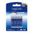 LogiLink LR03B4 - Single-use battery - AAA - Alkaline - 1.5 V - 4 pc(s) - 650 mAh
