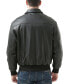 ფოტო #2 პროდუქტის Men A-2 Leather Flight Bomber Jacket - Tall