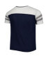 ფოტო #4 პროდუქტის Big Girls Navy Penn State Nittany Lions Practically Perfect Striped T-shirt