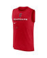 Фото #3 товара Men's Red Cleveland Guardians Exceed Performance Tank Top