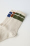 Фото #4 товара Pack of three striped socks