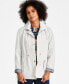 ფოტო #5 პროდუქტის Women's Hooded Anorak, PP-4X, Created for Macy's