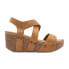 Фото #1 товара Volatile Sunkissed Wedge Womens Brown Casual Sandals PV1014-282