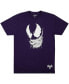 ფოტო #3 პროდუქტის Men's Purple, White Marvel Venom T-shirt and Pants Lounge Set
