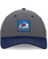 Men's Gray/Navy Colorado Avalanche 2024 Stanley Cup Playoffs Locker Room Adjustable Hat