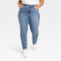 Фото #1 товара Women's High-Rise Skinny Jeans - Ava & Viv Medium Wash 20