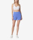 Women's Fold Over Waistband Lounge Relaxed Fit Shorts