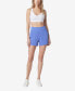 ფოტო #5 პროდუქტის Women's Fold Over Waistband Lounge Relaxed Fit Shorts