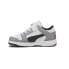 Фото #3 товара Puma Rebound Layup Lo Lace Up Toddler Boys Grey, White Sneakers Casual Shoes 37