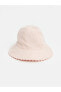 LCW baby Düz Pamuklu Kız Bebek Bucket Şapka