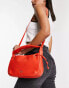 Dune ruched shoulder bag in orange