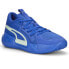 Puma Court Rider Chaos Slash Basketball Mens Blue Sneakers Athletic Shoes 37805