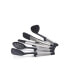 Фото #6 товара Elevate Fusion 5-Piece Silicone Utensil Set with Storage Stand