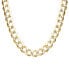 22" Men's Curb Chain Necklace (7mm) in Solid 14k Gold