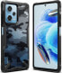 Фото #2 товара Ringke Etui Ringke Fusion-X Design Xiaomi Redmi Note 12 Pro 5G/POCO X5 Pro 5G Camo (Moro) Black