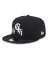 Фото #3 товара Men's Black Chicago White Sox City Connect Icon 59FIFTY Fitted Hat