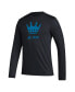 ფოტო #3 პროდუქტის Men's Black Charlotte FC Icon Long Sleeve T-shirt